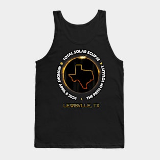 Lewisville Texas Total Solar Eclipse 2024 Tank Top